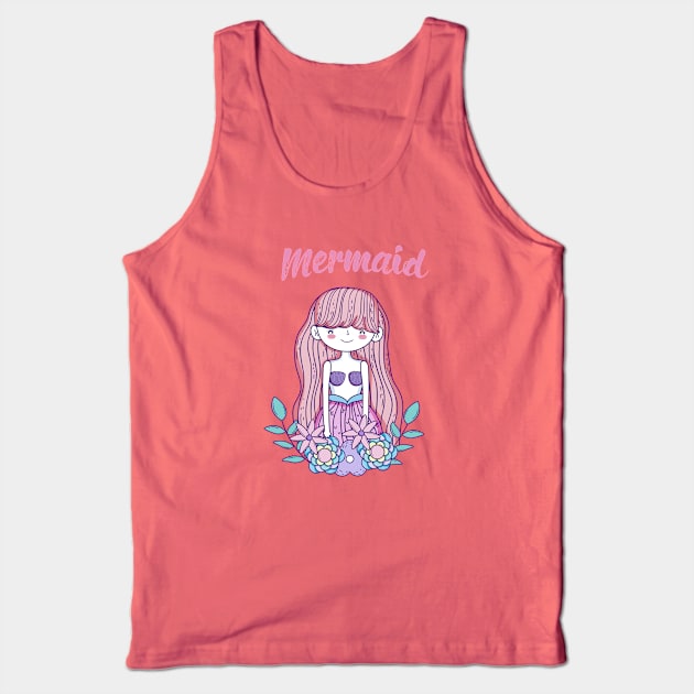 Mermaid Princess Lover Tank Top by JeffDesign